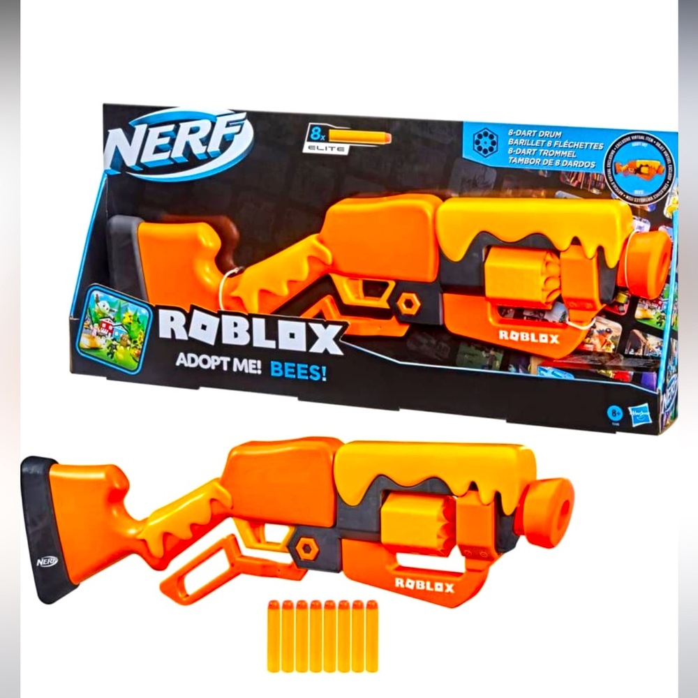 Nerf Gun | Roblox Adopt Me! Bees! Nerf gun |new in box